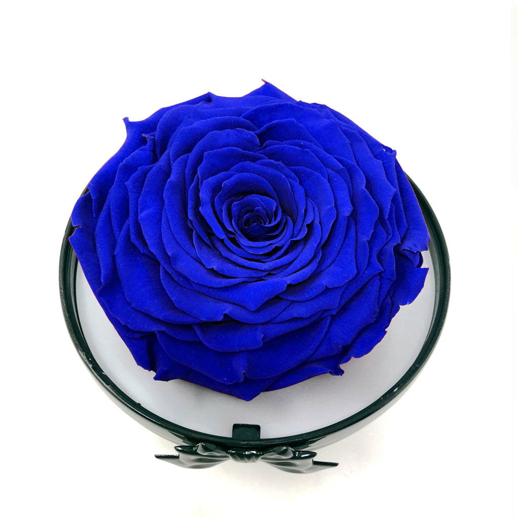 Preserved Rose Crystal Ball | Blue Rose - Blossoming Love