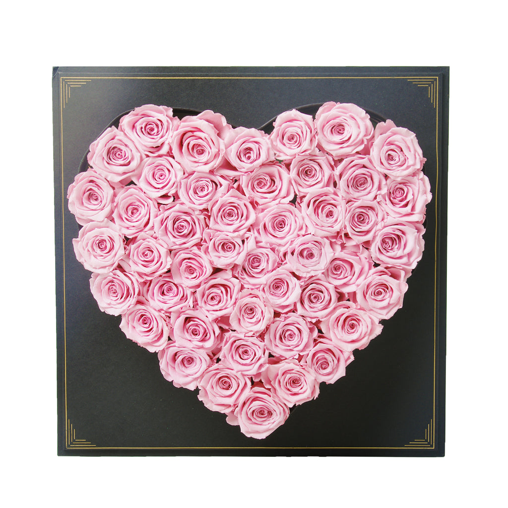 In My Heart - X-Large | Pink preserved roses - Blossoming Love