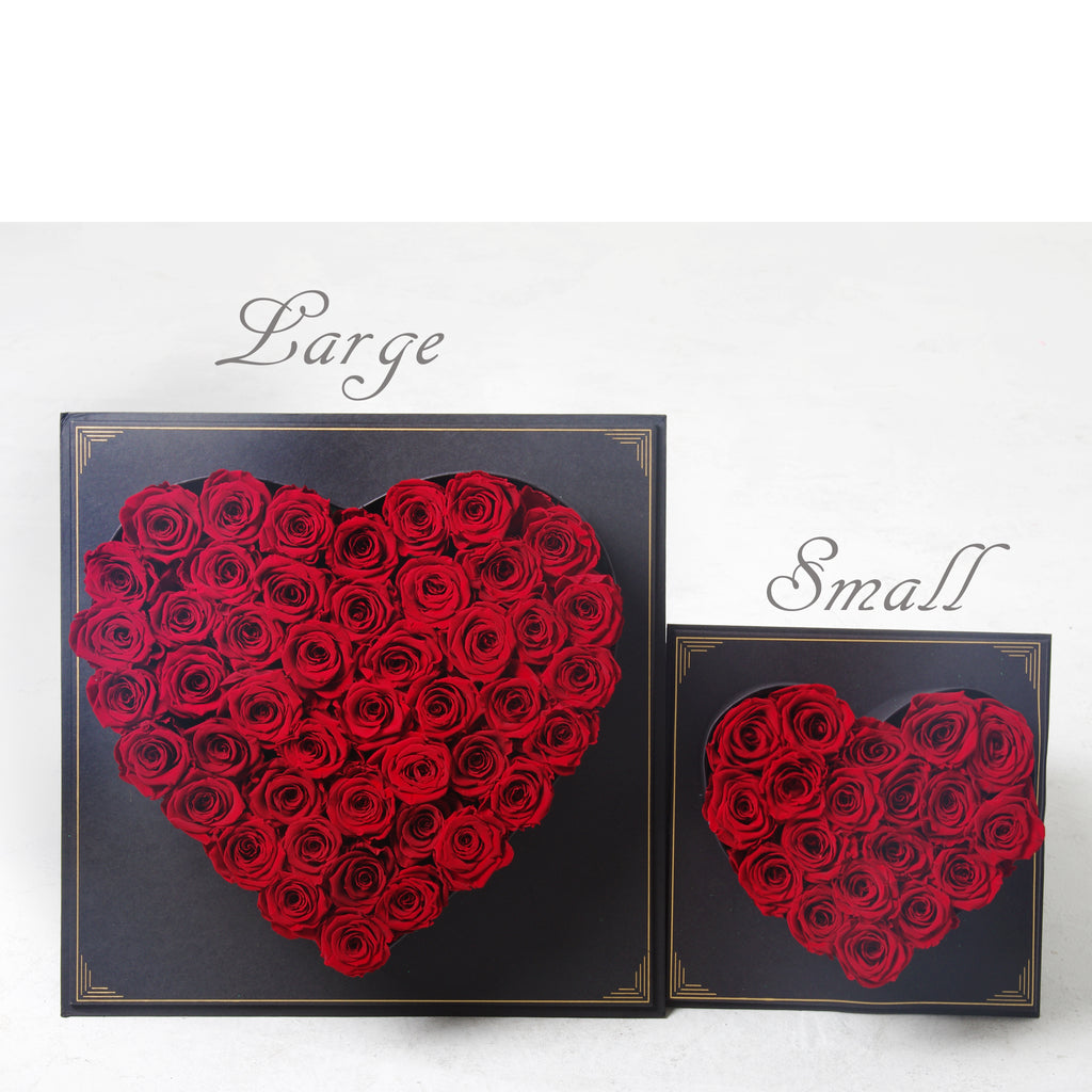 In My Heart - X-Large | Red preserved roses - Blossoming Love